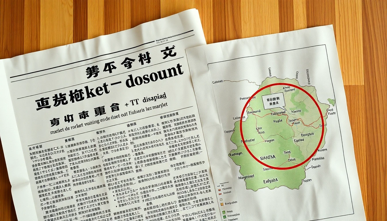 뉴스 번역기: "마트 할인 전단지가 온 동네에 뿌려졌다"는 뜻입니다